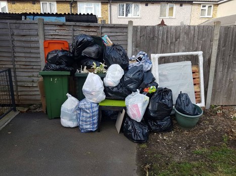 Clean and organized Radlett garage before clearance