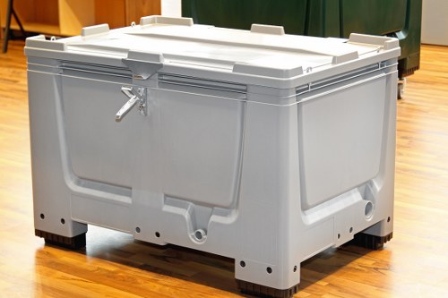 Photo showing a business waste collection incident